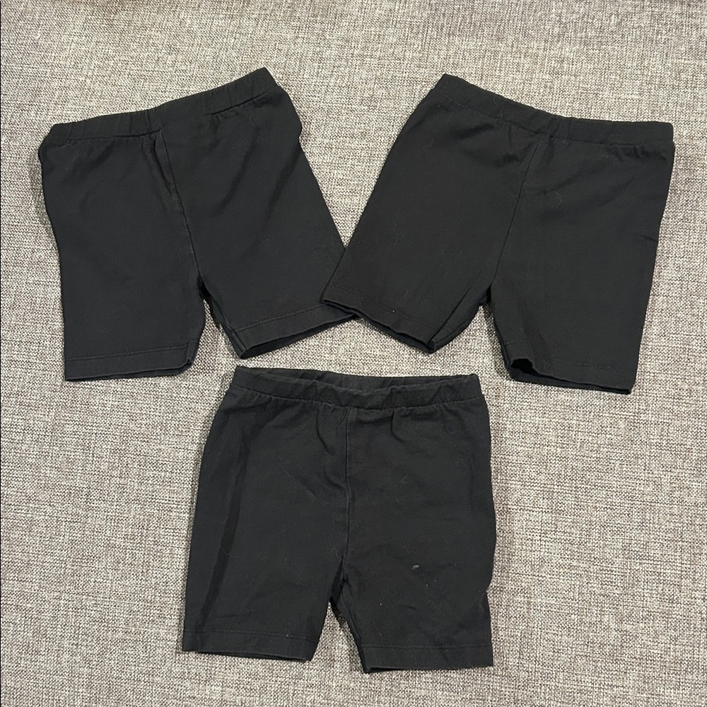 Monica + Andy Black Biker Shorts, Size 3T